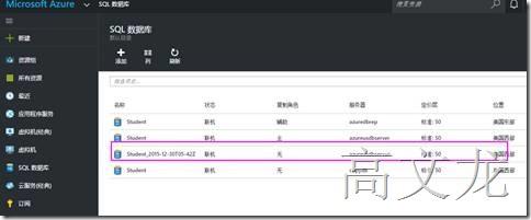 Global Azure SQL Server Database 备份还原机制介绍