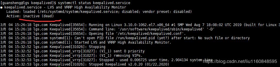 nginx+keepalived实现双机主备容灾