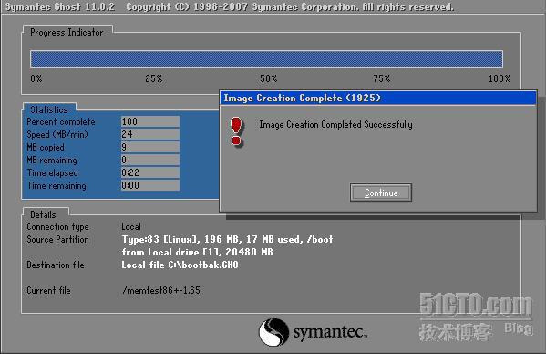 ghost备份及恢复linux分区