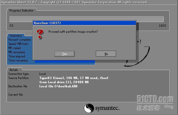 ghost备份及恢复linux分区