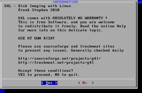 linux下用ghost备份系统