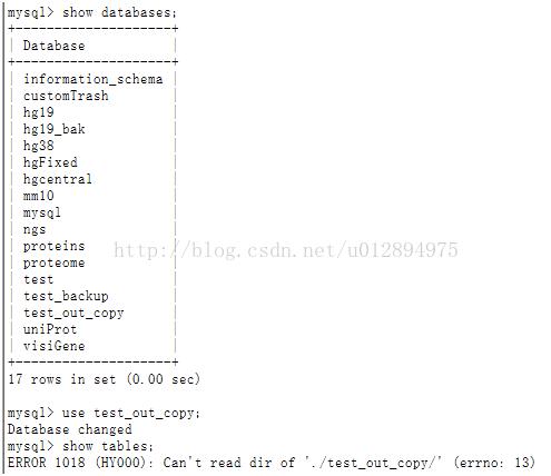 MySQL数据文件直接通过拷贝备份与恢复