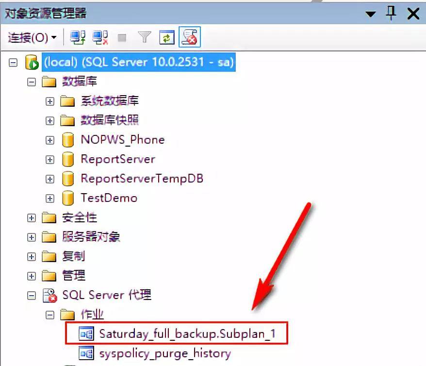 SQL Server数据库设置自动备份策略