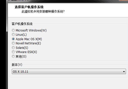 VM 虚拟机 安装MAC OS X 11