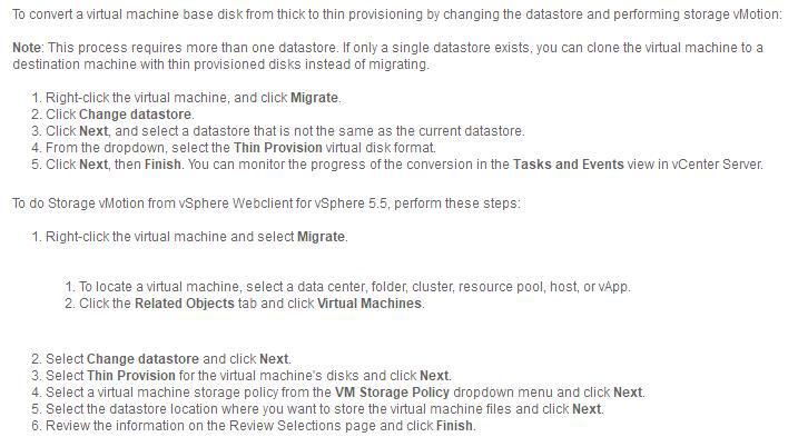 VMware虚拟机，从厚置备改成精简置备，并减小硬盘的实际占用空间