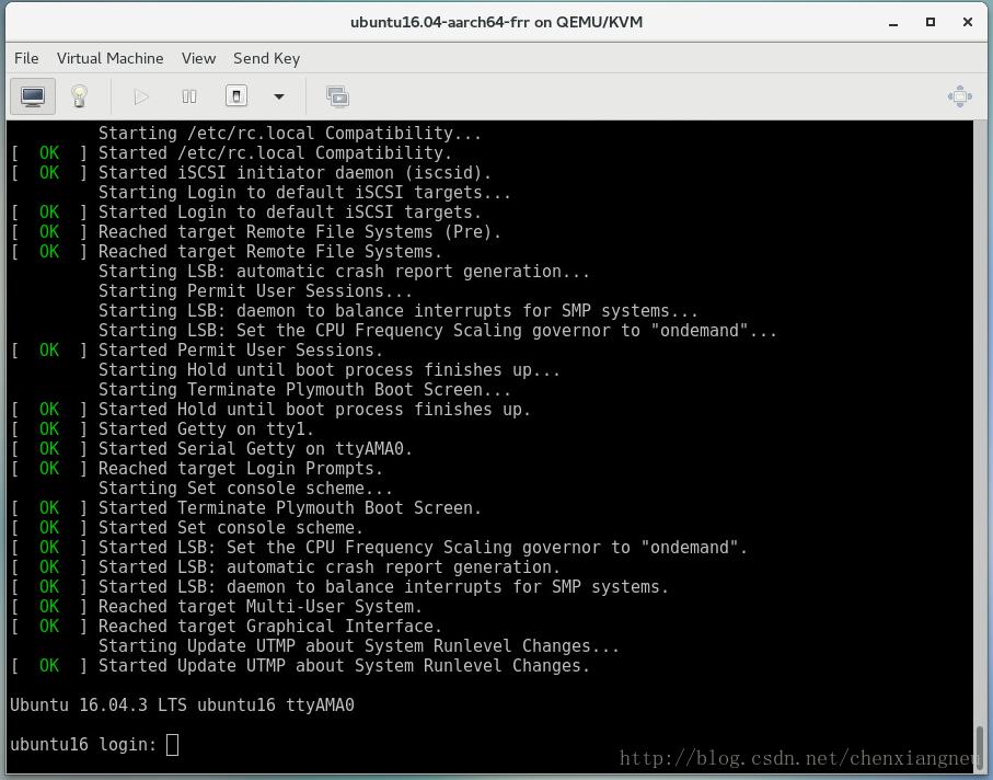 X86_64平台上利用qemu安装aarch64架构的虚拟机