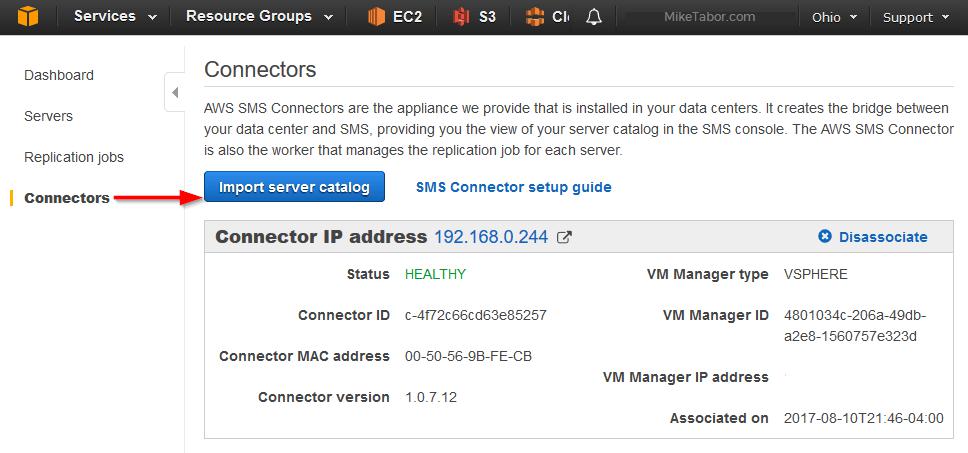 如何将VMware虚拟机迁移到AWS