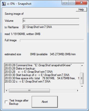 Drive Snapshot 强大的系统热备份软件使用说明