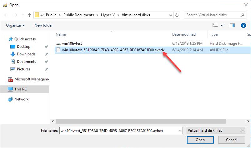 如何使用Hyper-V Manager和Powershell合并Hyper-V检查点