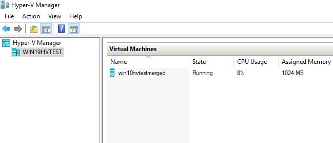 如何使用Hyper-V Manager和Powershell合并Hyper-V检查点