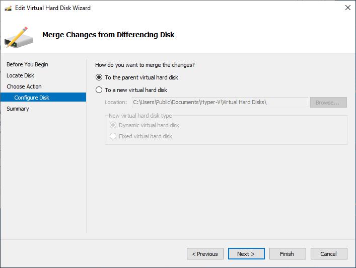 如何使用Hyper-V Manager和Powershell合并Hyper-V检查点