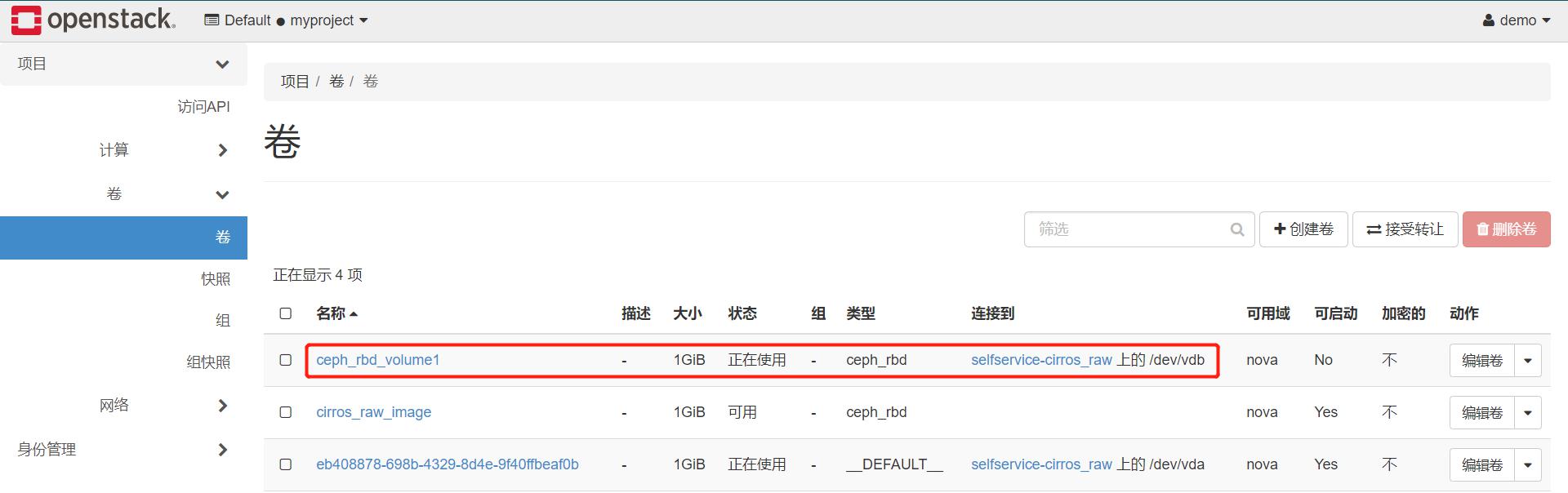 使用Ceph作为OpenStack的统一存储解决方案