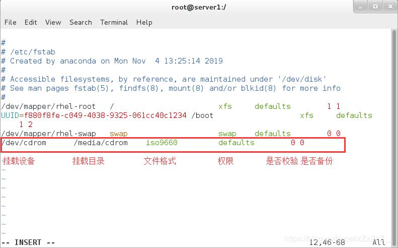 redhat7挂载光盘