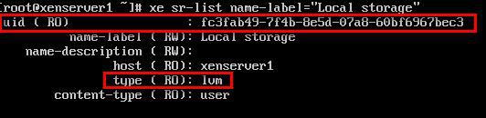 XenServer重置存储管理SR至Ext3