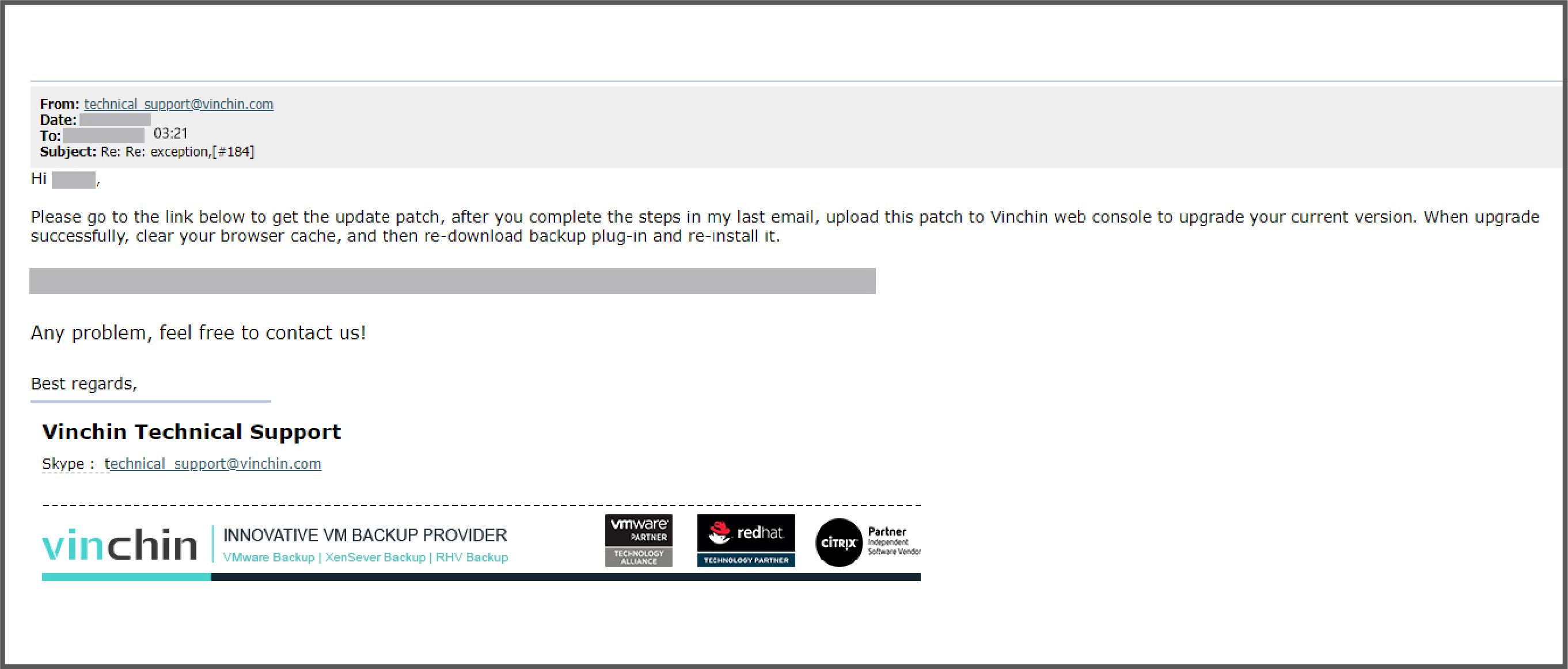 云祺ovirt虚拟机备份成功案例