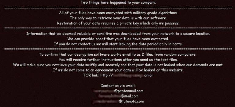 Nephilim Ransomware