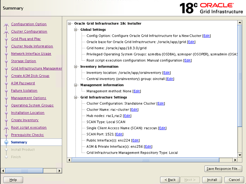 redhat7.5，oracle18C，RAC部署手册，oracle，数据库，虚拟机，搭建手册，Oracle 部署，Oracle RAC ，备份，容灾