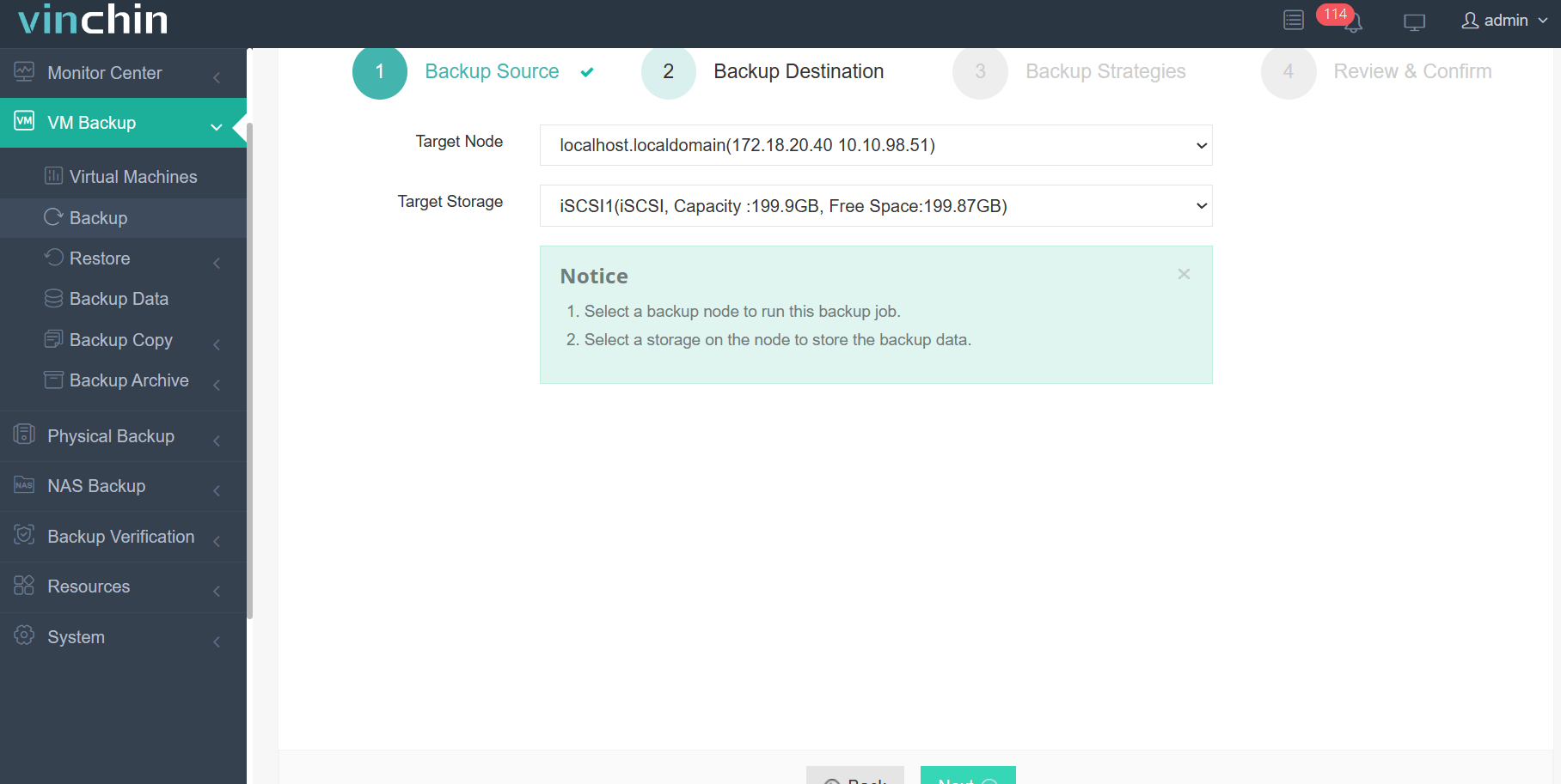 云祺Proxmox虚拟机备份步骤二